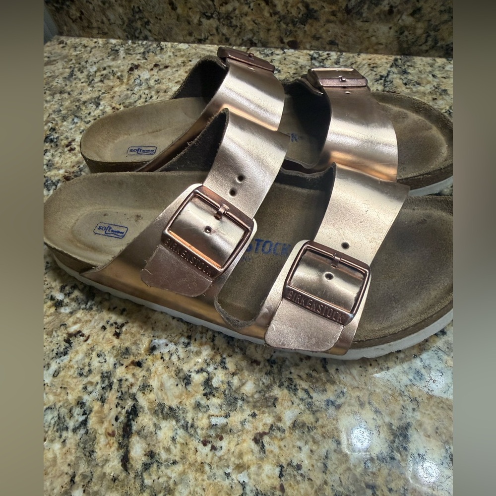 Birkenstock Rose Gold size 39